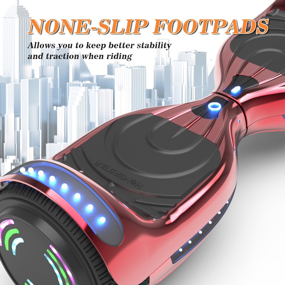 Hoverboard All New Version-K6-chrome RED