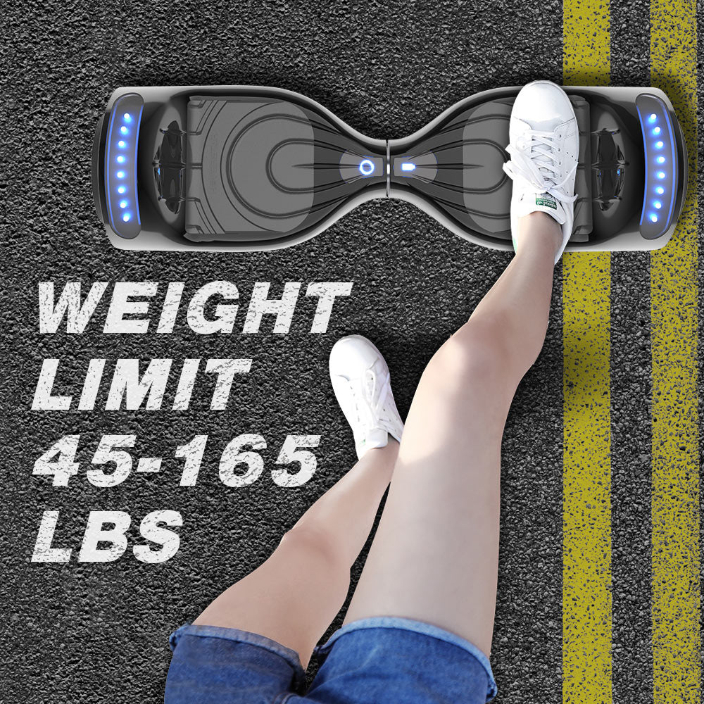 Hoverboard All New Version-K6-chrome Black
