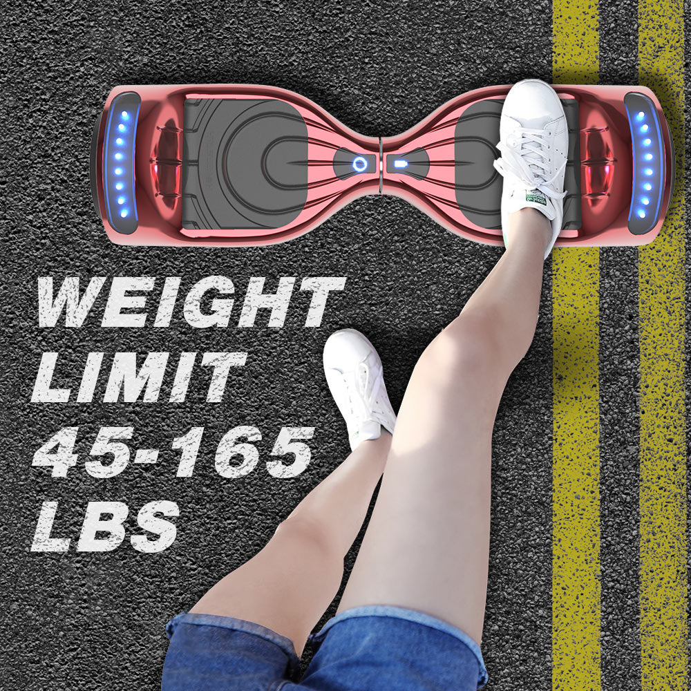 Hoverboard All New Version-K6-chrome RED