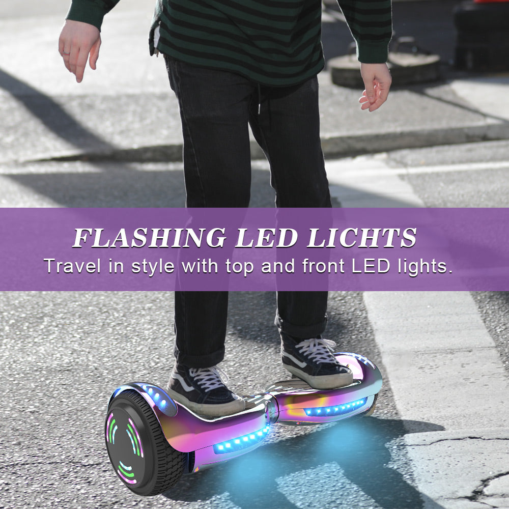 Hoverboard All New Version-K6 Chrome Rainbow