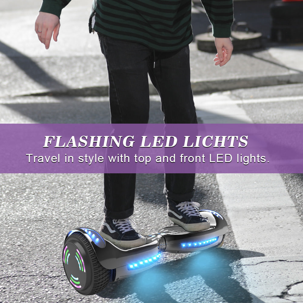 Hoverboard All New Version-K6-chrome Black
