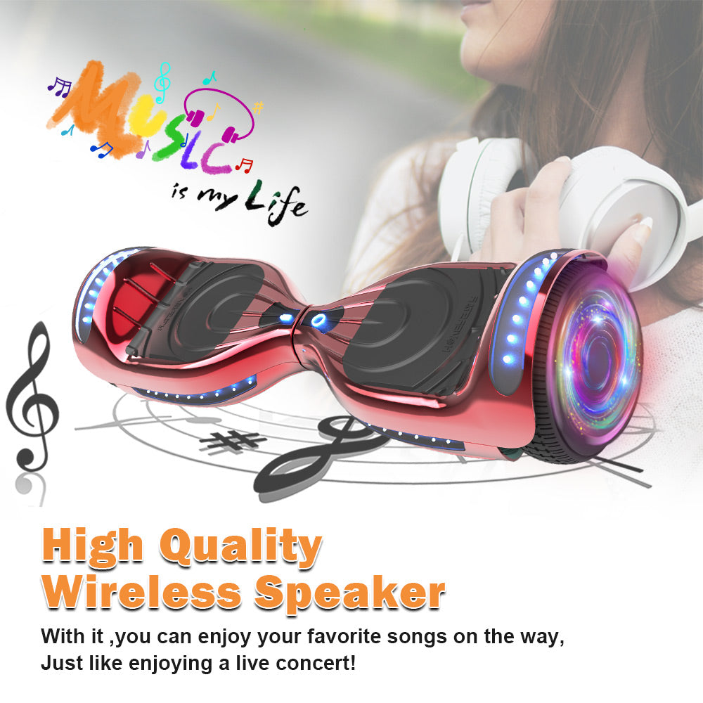 Hoverboard All New Version-K6-chrome RED