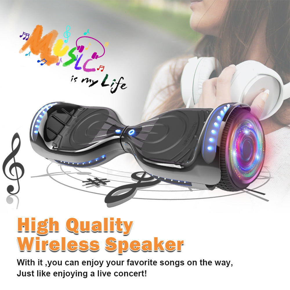 Hoverboard All New Version-K6-chrome Black