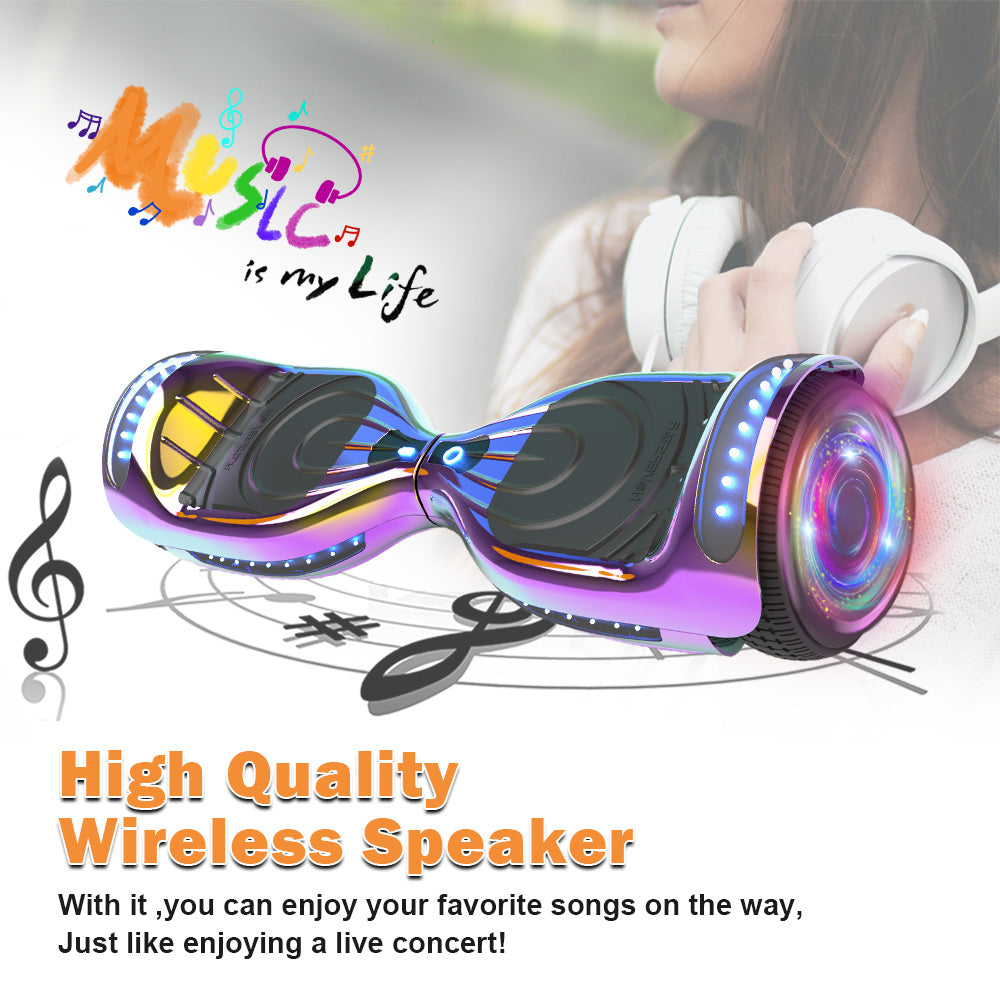 Hoverboard All New Version-K6 Chrome Rainbow
