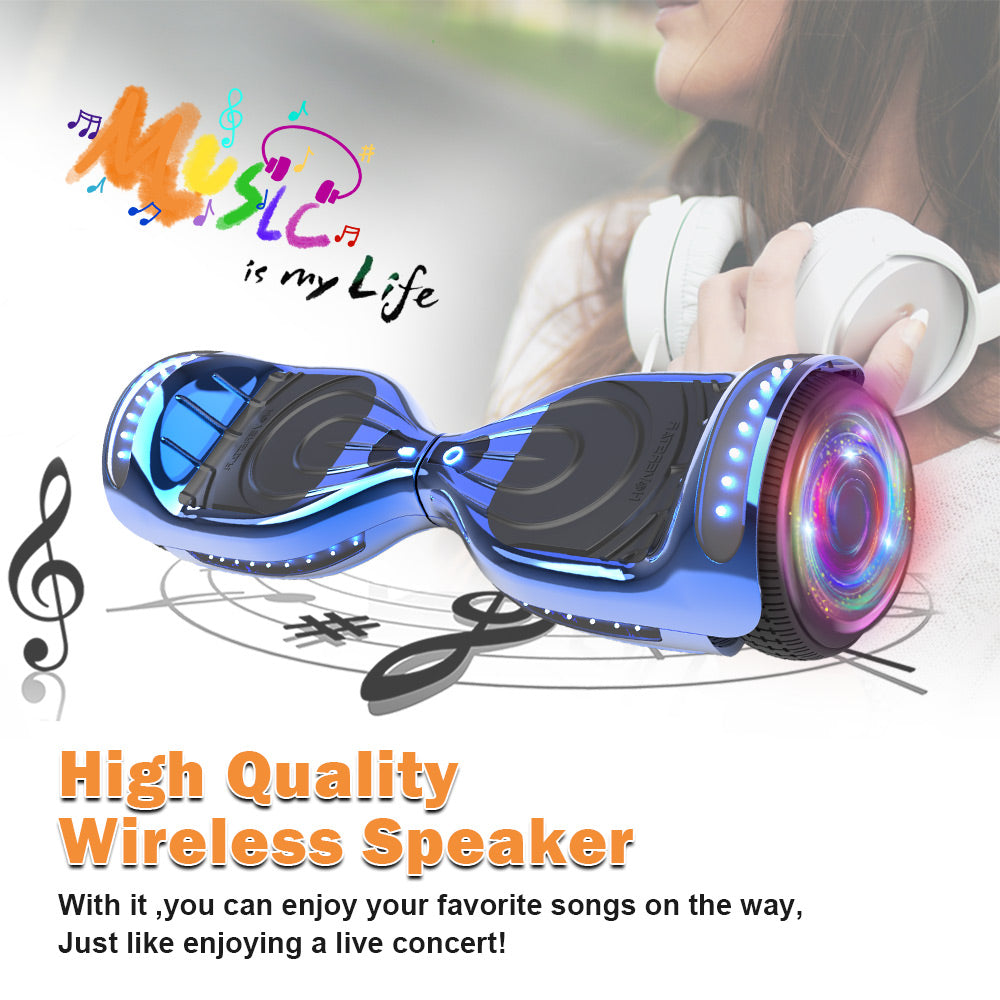 Hoverboard All New Version-K6-chrome Blue