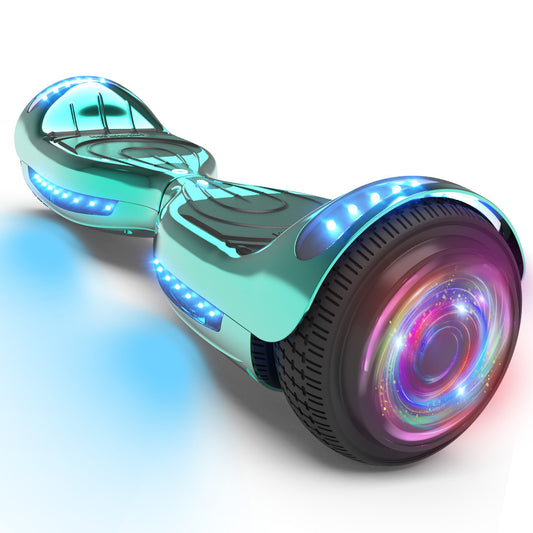 Hoverboard All New Version-K6-chrome  Turquoise