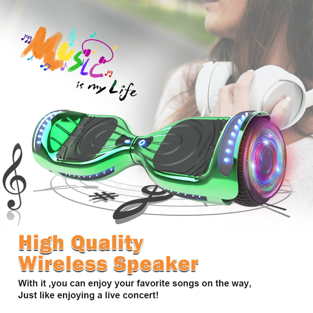 Hoverboard All New Version-K6-chrome Green